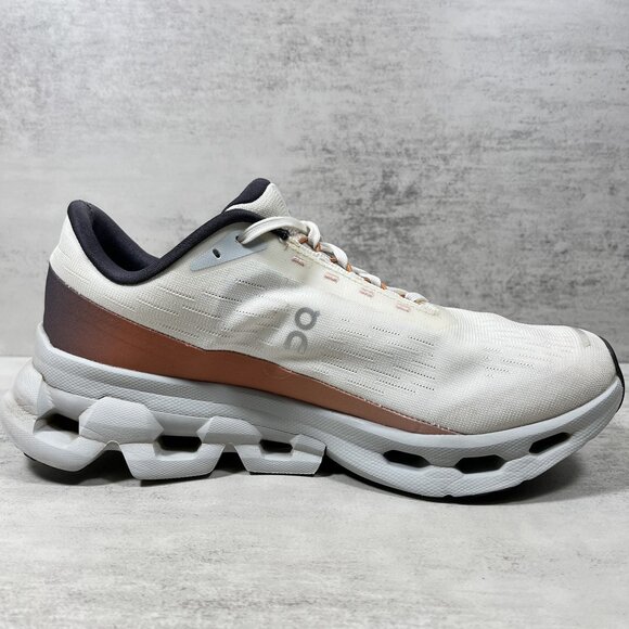 On Cloud Cloudspark Running Shoes - Women's Size 8 - Ivory Glacier - Picture 2 of 10